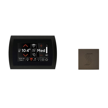 PerfectSteam Signatouch Recessed Controller with Square Steam Head - 0