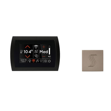 PerfectSteam Signatouch Recessed Controller with Square Steam Head - 0