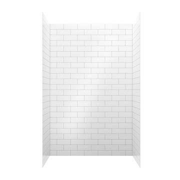 60" X 36" ALCOVE SHOWER WALL KIT