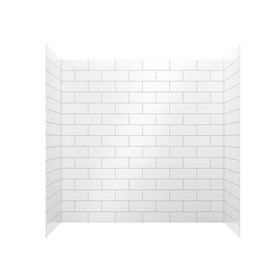 60" X 32" ALCOVE TUB WALL KIT