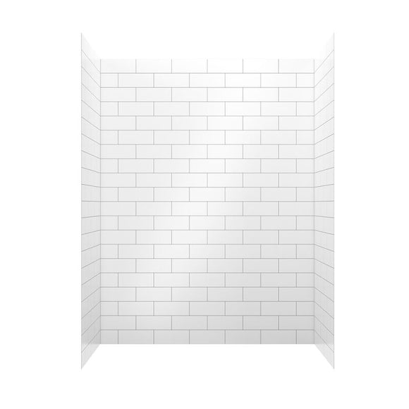 60" X 32" ALCOVE SHOWER WALL KIT