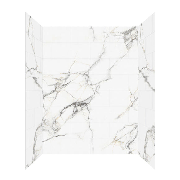 60" X 32" ALCOVE SHOWER WALL KIT