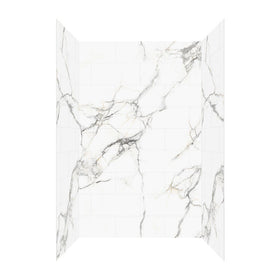 60" X 36" ALCOVE SHOWER WALL KIT