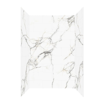 60" X 36" ALCOVE SHOWER WALL KIT