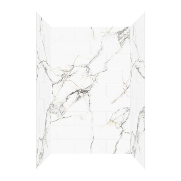 60" X 36" ALCOVE SHOWER WALL KIT