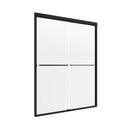 Minimalist 38" to 42"W x 65"H Frameless Sliding Shower Door 1/4" Clear Glass-2
