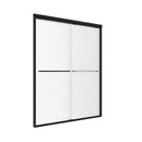 Minimalist 56" to 60"W x 72"H Frameless Sliding Shower Door 1/4" Rain Glass-3