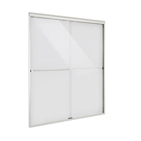 50" to 54" x 55" Minimalist Frameless Sliding Tub Door