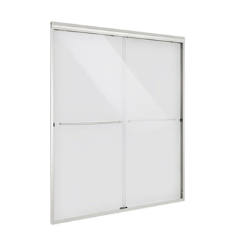 50" to 54" x 55" Minimalist Frameless Sliding Tub Door