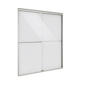 58" X 55" FRAMELESS SLIDING TUB DOOR