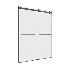 47" X 76" FRAMELESS DOUBLE ROLLER SHOWER DOOR