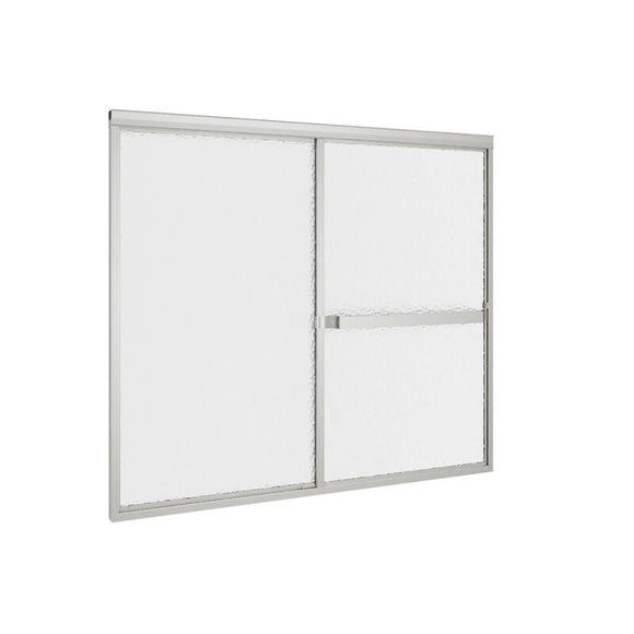 60" X 55" FRAMED SLIDING TUB DOOR