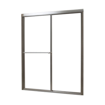 56" to 60" x 70" Sophisticated Framed Sliding Shower Door - 0