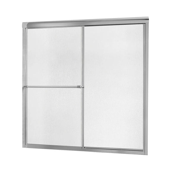 60" X 58" FRAMED SLIDING TUB DOOR
