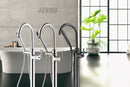 Aerro Free Standing Tub Filler Trim Only-5