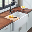 33 X 19" Single Bowl Apron Front-10