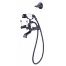 Elegant Wall or Deck Mount Tub Filler Trim Kit with Handshower-6