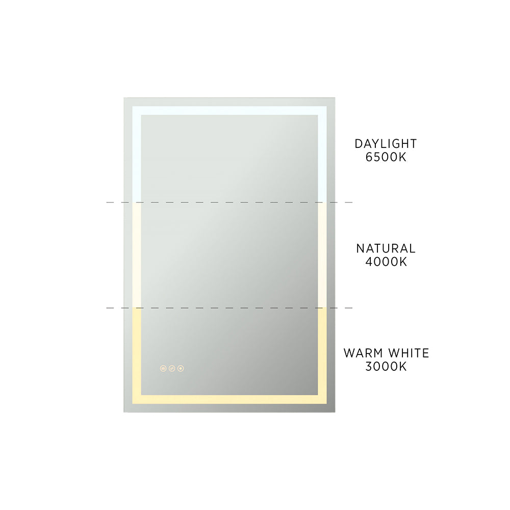 24" x 36" LED Lighted Mirror