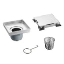 4" x 4" Square Drain and Body Tile In Grate-2