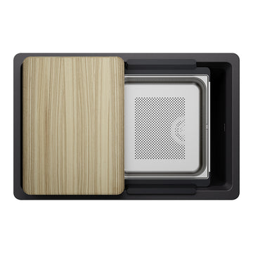 30" X 19-1/2" Undermount WorkStation Sink - 0