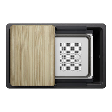 30" X 19-1/2" Undermount WorkStation Sink - 0