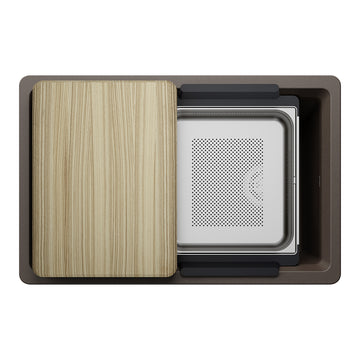 30" X 19-1/2" Undermount WorkStation Sink - 0