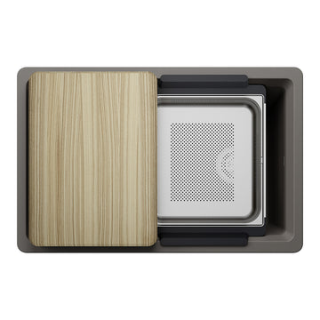 30" X 19-1/2" Undermount WorkStation Sink - 0