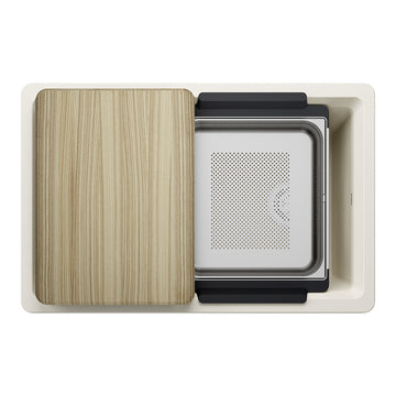 30" X 19-1/2" Undermount WorkStation Sink - 0