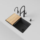 33" X 19-1/2" Undermount WorkStation Sink-3