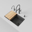 33" X 19-1/2" Undermount WorkStation Sink-3