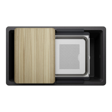 33" X 19-1/2" Undermount WorkStation Sink - 0