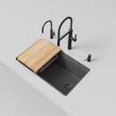 33" X 19-1/2" Undermount WorkStation Sink-3