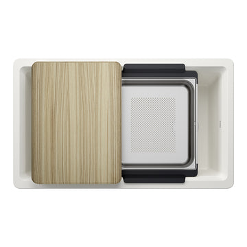 33" X 19-1/2" Undermount WorkStation Sink - 0