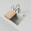 33" X 19-1/2" Undermount WorkStation Sink-3