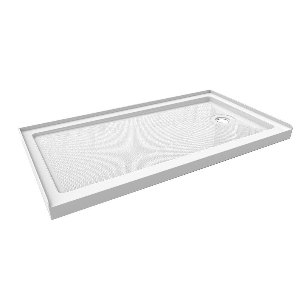 60" x 36" Shower Base Right Drain