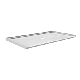 64" x 36" ADA Shower Base Center Drain - 0