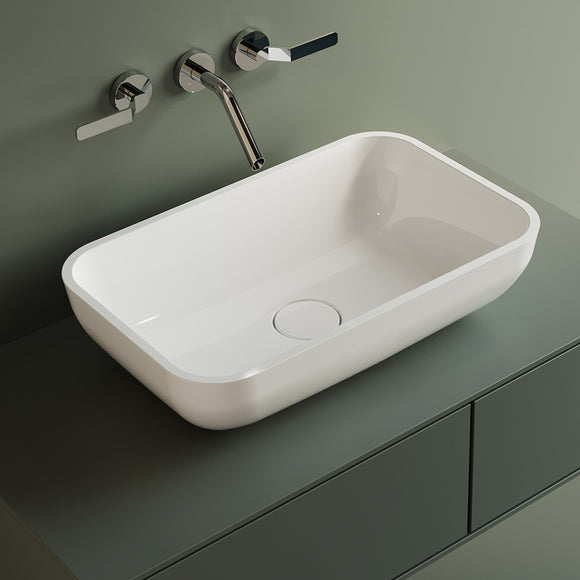 Modern Rectangle Above the Counter Sink