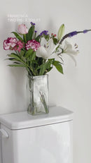 Francisca White Two Piece Toilet Kit (Left Hand)-2