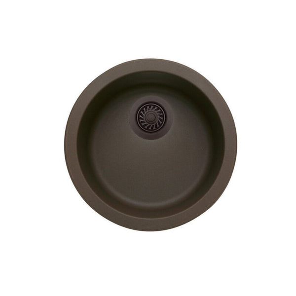 17-11/16 X 6-5/8" Round Single Bowl Dual Mount