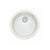 17-11/16 X 6-5/8" Round Single Bowl Dual Mount