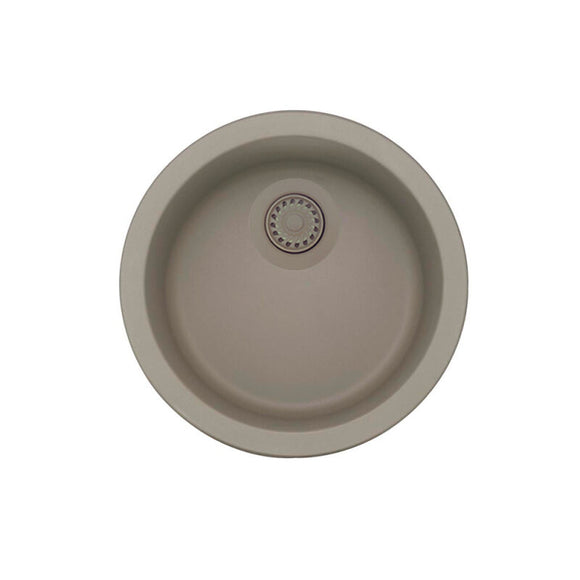 17-11/16 X 6-5/8" Round Single Bowl Dual Mount