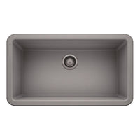 33 X 19" Single Bowl Apron Front