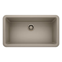 33 X 19" Single Bowl Apron Front