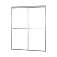 Minimalist 44" to 48"W x 72"H Frameless Sliding Shower Door 1/4" Clear Glass