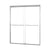 Minimalist 44" to 48"W x 72"H Frameless Sliding Shower Door 1/4" Clear Glass