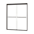 Minimalist 44" to 48"W x 72"H Frameless Sliding Shower Door 1/4" Clear Glass