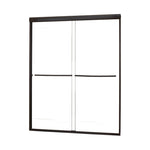 Minimalist 44" to 48"W x 72"H Frameless Sliding Shower Door 1/4" Clear Glass