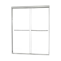Minimalist 44" to 48"W x 72"H Frameless Sliding Shower Door 1/4" Clear Glass