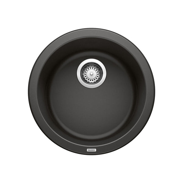 17-11/16 X 6-5/8" Round Single Bowl Dual Mount