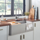 33 X 19" Single Bowl Apron Front-9